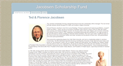 Desktop Screenshot of jacobsenscholarshipfund.com